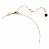 Swan Pendant Swan, Black, Rose Gold-Tone Plated Swan Pendant Swan, Black, Rose Gold-Tone Plated