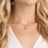 Swan Pendant Swan, Pink, Rose Gold-Tone Plated Swan Pendant Swan, Pink, Rose Gold-Tone Plated
