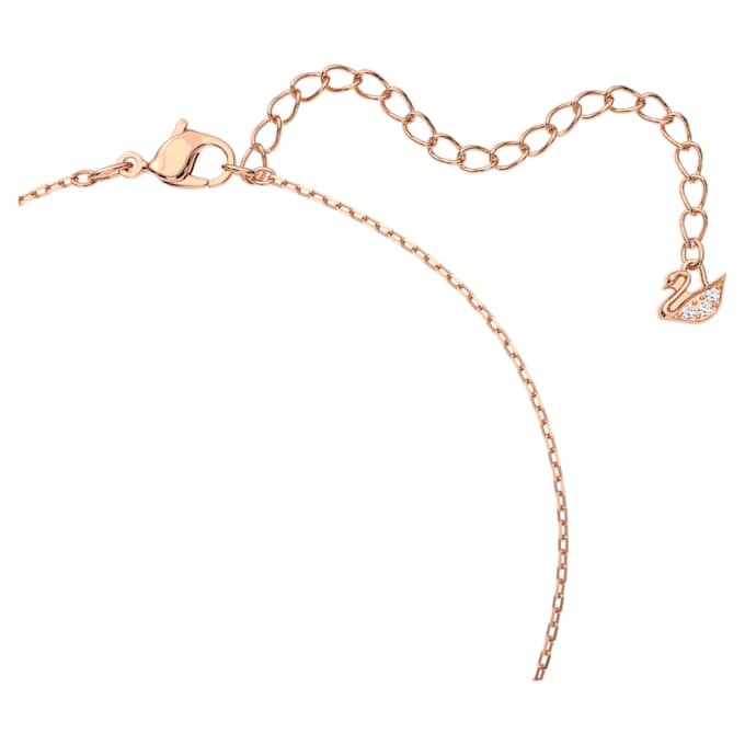 Swan Necklace Swan, Pink, Rose Gold-Tone Plated Swan Necklace Swan, Pink, Rose Gold-Tone Plated