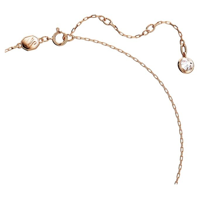 Swan Pendant Swan, Small, White, Rose Gold-Tone Plated Swan Pendant Swan, Small, White, Rose Gold-Tone Plated
