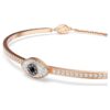 Symbolica Bangle Eye, Multicolored, Rose Gold-Tone Plated Symbolica Bangle Eye, Multicolored, Rose Gold-Tone Plated