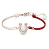 Symbolica Bracelet Crystal Pearl, Pavé, Horse Shoe, White, Rose Gold-Tone Plated