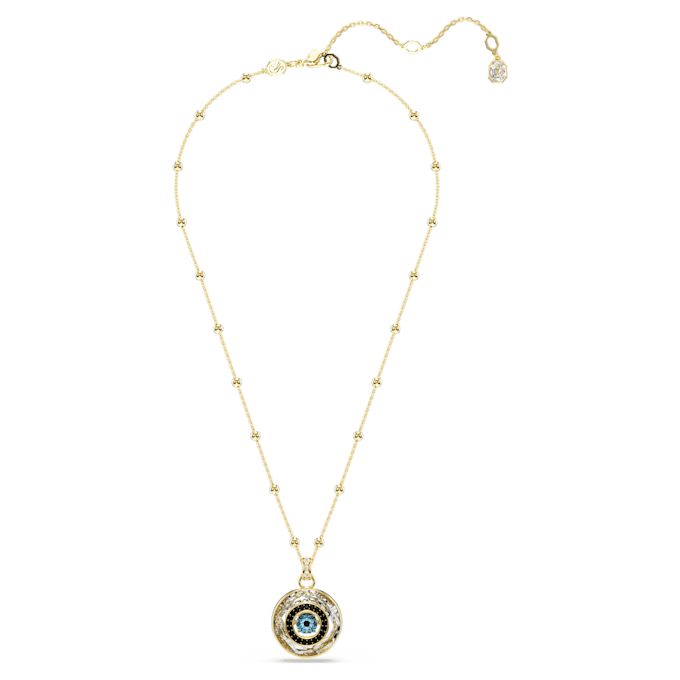 Symbolica Pendant Evil Eye, Medium, Multicolored, Gold-Tone Plated Symbolica Pendant Evil Eye, Medium, Multicolored, Gold-Tone Plated