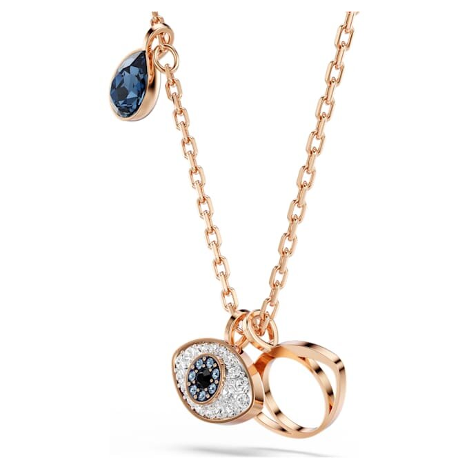 Symbolica Pendant Eye, Multicolored, Rose Gold-Tone Plated Symbolica Pendant Eye, Multicolored, Rose Gold-Tone Plated