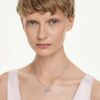 Symbolica Pendant Star, Blue, Rhodium Plated