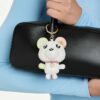Teddy Bag Charm Bear, Multicolored, Gold-Tone Plated Teddy Bag Charm Bear, Multicolored, Gold-Tone Plated