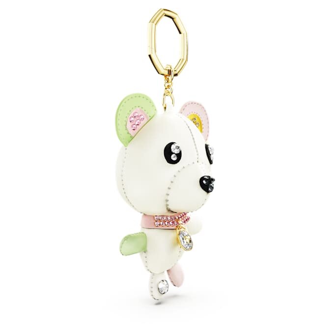 Teddy Bag Charm Bear, Multicolored, Gold-Tone Plated Teddy Bag Charm Bear, Multicolored, Gold-Tone Plated