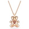 Teddy Pendant Bear, Pink, Rose Gold-Tone Plated