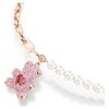 Teddy Pendant Crystal Pearl, Bear, Pink, Rose Gold-Tone Plated