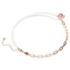 Teddy Pendant Crystal Pearl, Bear, Pink, Rose Gold-Tone Plated