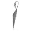 The Vienna Collection Ear Cuffs Swan, White, Ruthenium Plated