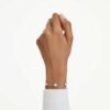 Una Angelic Bracelet Round Cut, Double Sided Motifs, White, Rhodium Plated