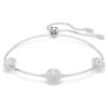 Una Angelic Bracelet Round Cut, Double Sided Motifs, White, Rhodium Plated