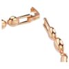 Una Angelic Bracelet Round Cut, Pavé, Medium, White, Rose Gold-Tone Plated