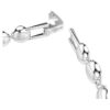 Una Angelic Bracelet Round Cut, White, Rhodium Plated