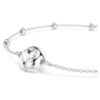 Una Angelic Bracelet Round Cut, White, Rhodium Plated