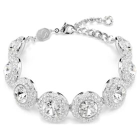 Una Angelic Bracelet White, Rhodium Plated Una Angelic Bracelet White, Rhodium Plated