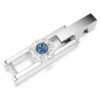 Una Angelic Extender Round Cut, Blue, Rhodium Plated Una Angelic Extender Round Cut, Blue, Rhodium Plated