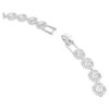 Una Angelic Necklace Round Cut, Medium, White, Rhodium Plated