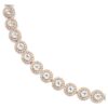 Una Angelic Necklace Round Cut, Medium, White, Rose Gold-Tone Plated