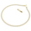 Una Angelic Necklace Round Cut, Small, White, Gold-Tone Plated
