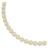 Una Angelic Necklace Round Cut, White, Gold-Tone Plated
