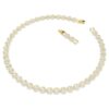 Una Angelic Necklace Round Cut, White, Gold-Tone Plated