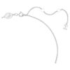 Una Angelic Pendant Round Cut, Pavé, White, Rhodium Plated