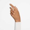 Una Angelic Ring Round Cut, White, Rose Gold-Tone Plated Una Angelic Ring Round Cut, White, Rose Gold-Tone Plated