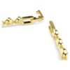Una Angelic Set Round Cut, White, Gold-Tone Plated