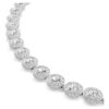 Una Angelic Set Set (3), Round Cut, White, Rhodium Plated