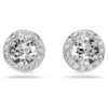 Una Angelic Set Set (3), Round Cut, White, Rhodium Plated