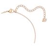 Una Necklace Round Cut, White, Rose Gold-Tone Plated