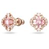 Una Set Mixed Cuts, Clover, Pink, Rose Gold-Tone Plated Una Set Mixed Cuts, Clover, Pink, Rose Gold-Tone Plated