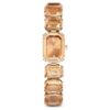 Watch Octagon Cut Bracelet, Brown, Champagne Gold-Tone Finish Watch Octagon Cut Bracelet, Brown, Champagne Gold-Tone Finish