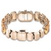 Watch Octagon Cut Bracelet, Brown, Champagne Gold-Tone Finish Watch Octagon Cut Bracelet, Brown, Champagne Gold-Tone Finish