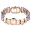 Watch Octagon Cut Bracelet, Purple, Champagne Gold-Tone Finish