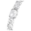 Watch Octagon Cut Bracelet, White, Stainless Steel Watch Octagon Cut Bracelet, White, Stainless Steel