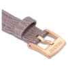 Watch Strap 13 Mm (0.51″) Width, Leather, Gray, Rose Gold-Tone Finish Watch Strap 13 Mm (0.51″) Width, Leather, Gray, Rose Gold-Tone Finish