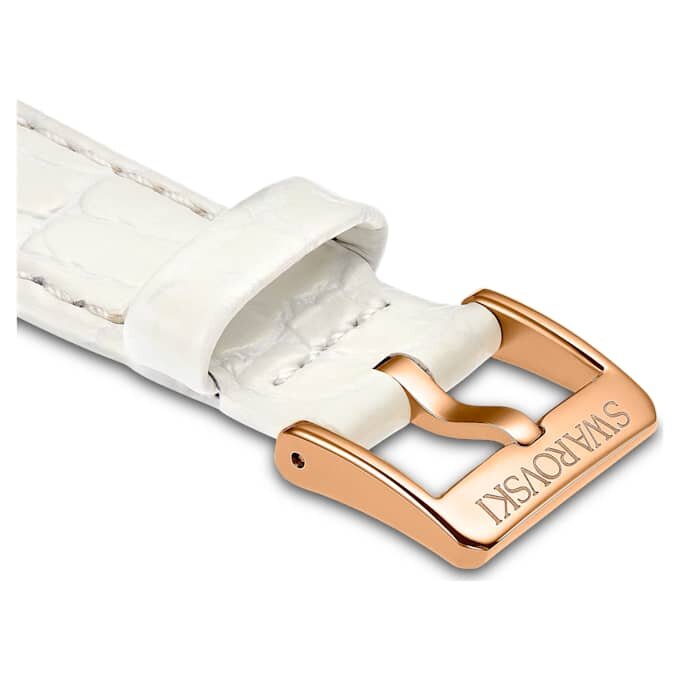 Watch Strap 16 Mm (0.63″) Width, Leather Strap, White Watch Strap 16 Mm (0.63″) Width, Leather Strap, White